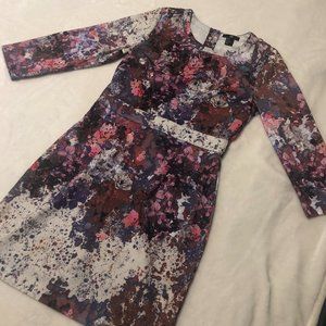 H&M Multi Color Floral Cocktail Dress | Size 8